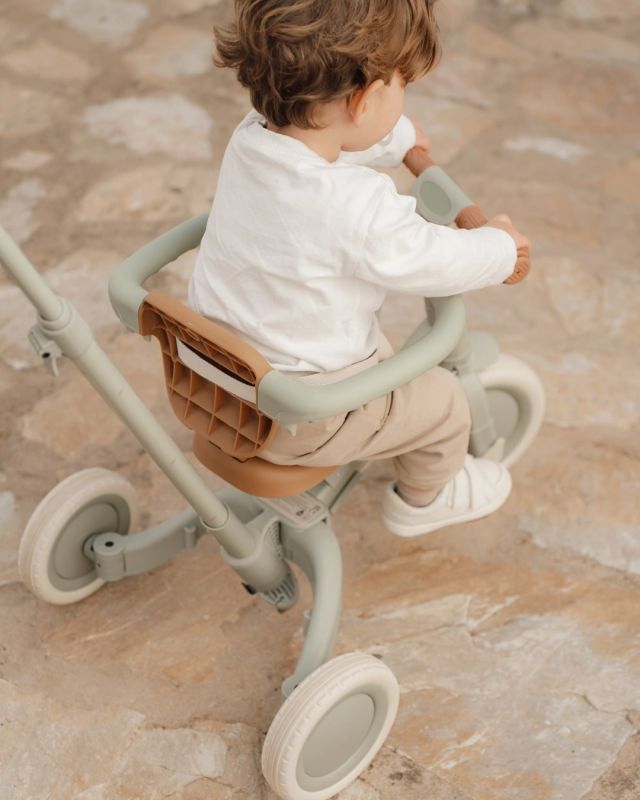 Triciclo 4 in 1 Verde Little Dutch