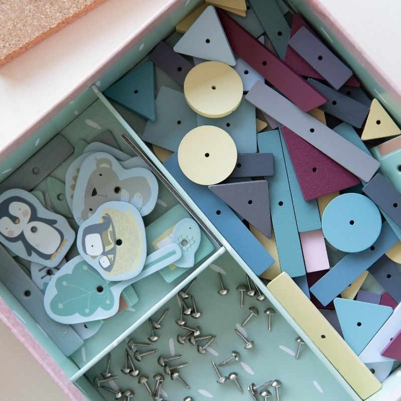 TAP TAP ART SET ZOO - 162 Pezzi Little Dutch