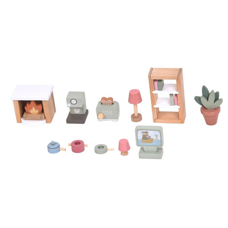 Set Mobili Soggiorno per Casa delle Bambole - Little dutch