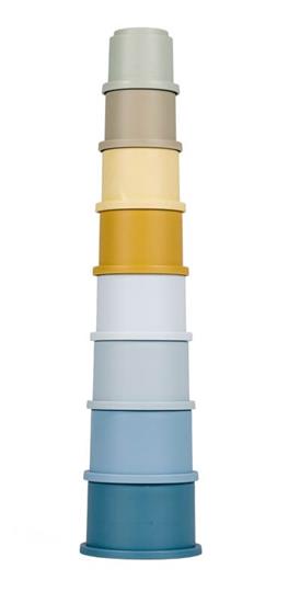 Little Dutch Stacking cups - Cilindri impilabili Blu