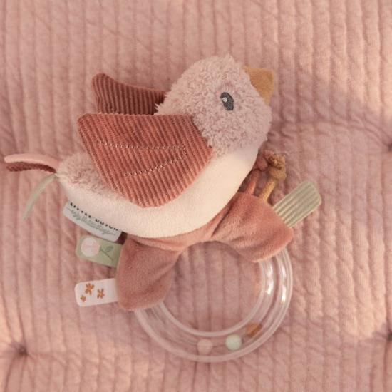 Pull-and-shake - Gioco con gancio da passeggino - Flower & Butterflies