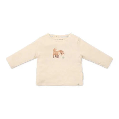 T-shirt manica lunga sabbia volpe - Little Dutch