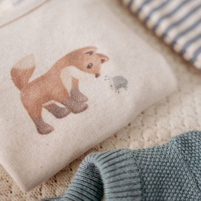 T-shirt manica lunga sabbia volpe - Little Dutch