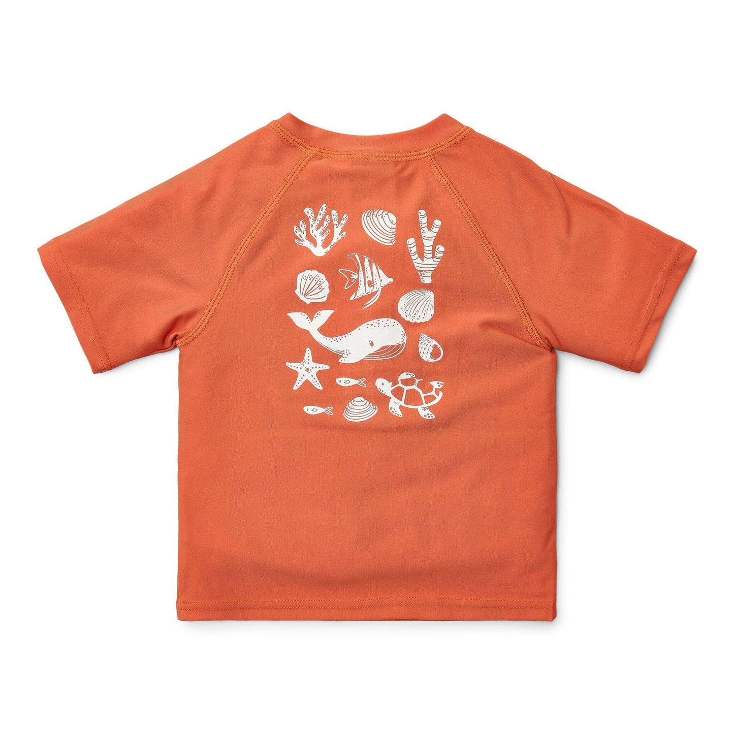 Maglietta da bagno a manica corta - Rosso - Sea Life - Little Dutch