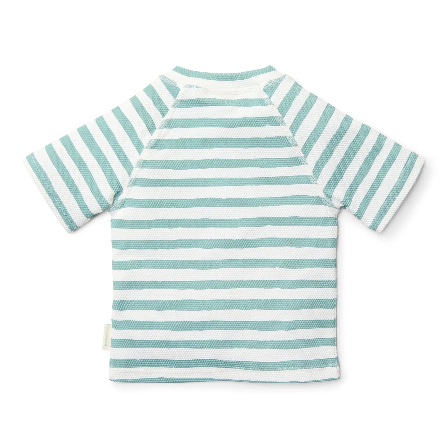 Maglia da bagno a manica corta - Verde A righe - Little Dutch