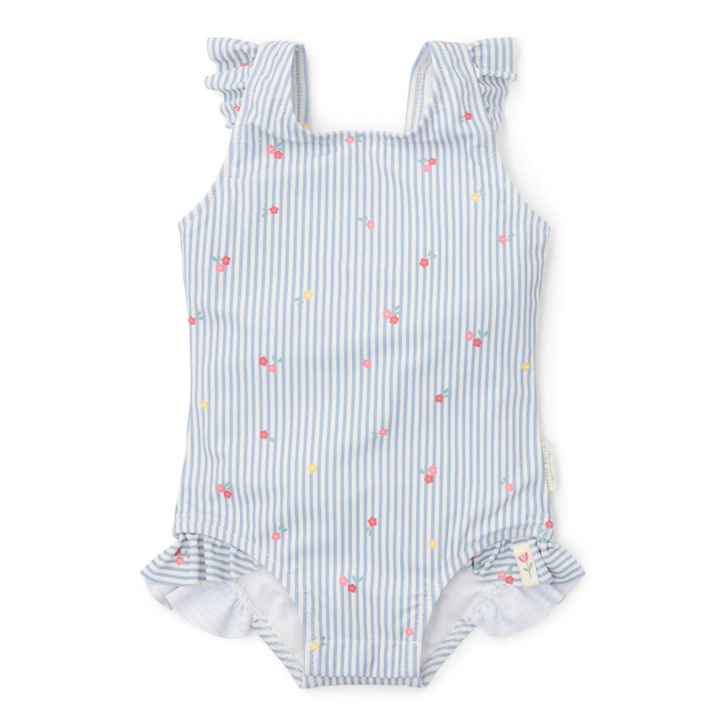 Costume Swimsuit - Blue - Sunny Flowers - Little Dutch