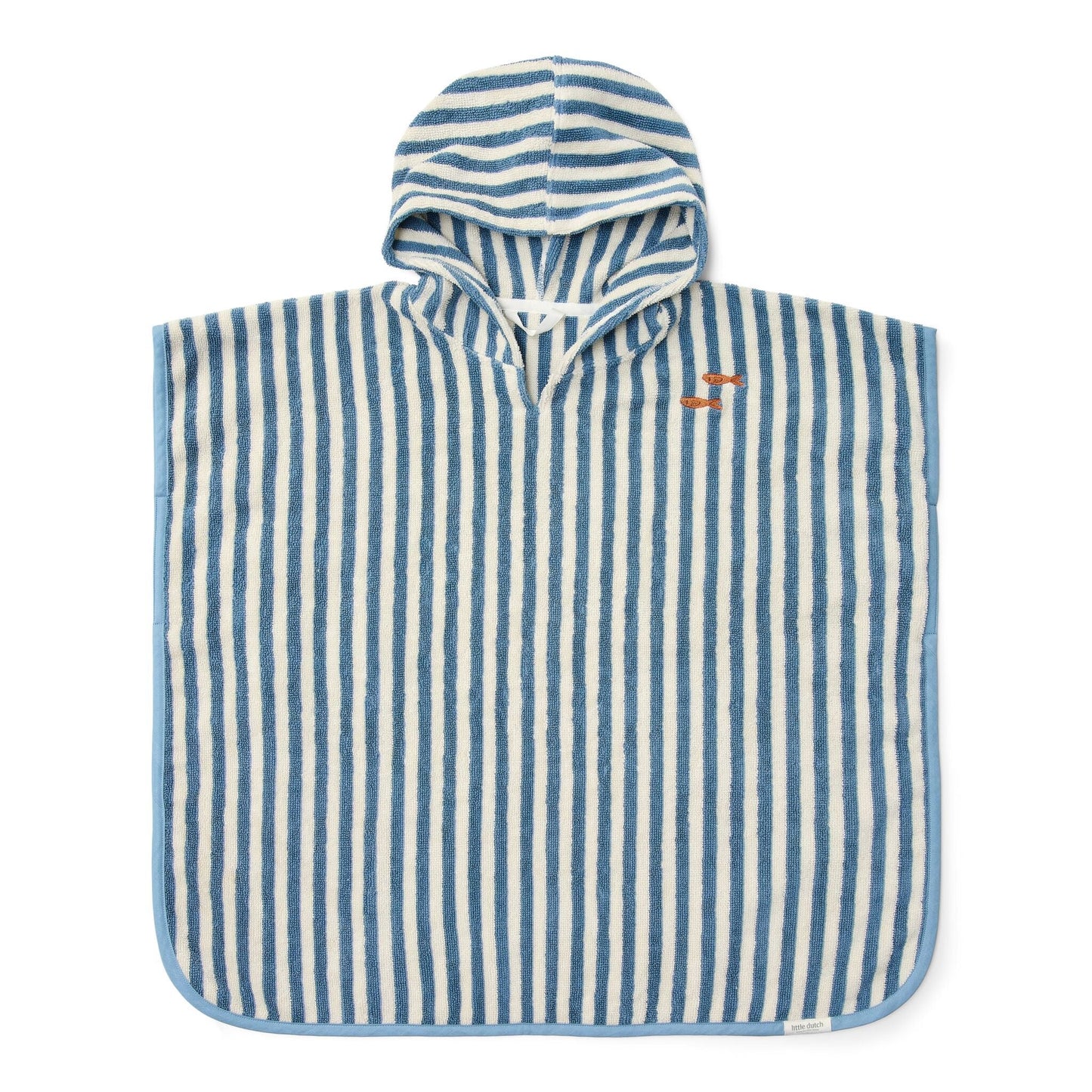 Poncho a strisce Sea Life - taglia unica