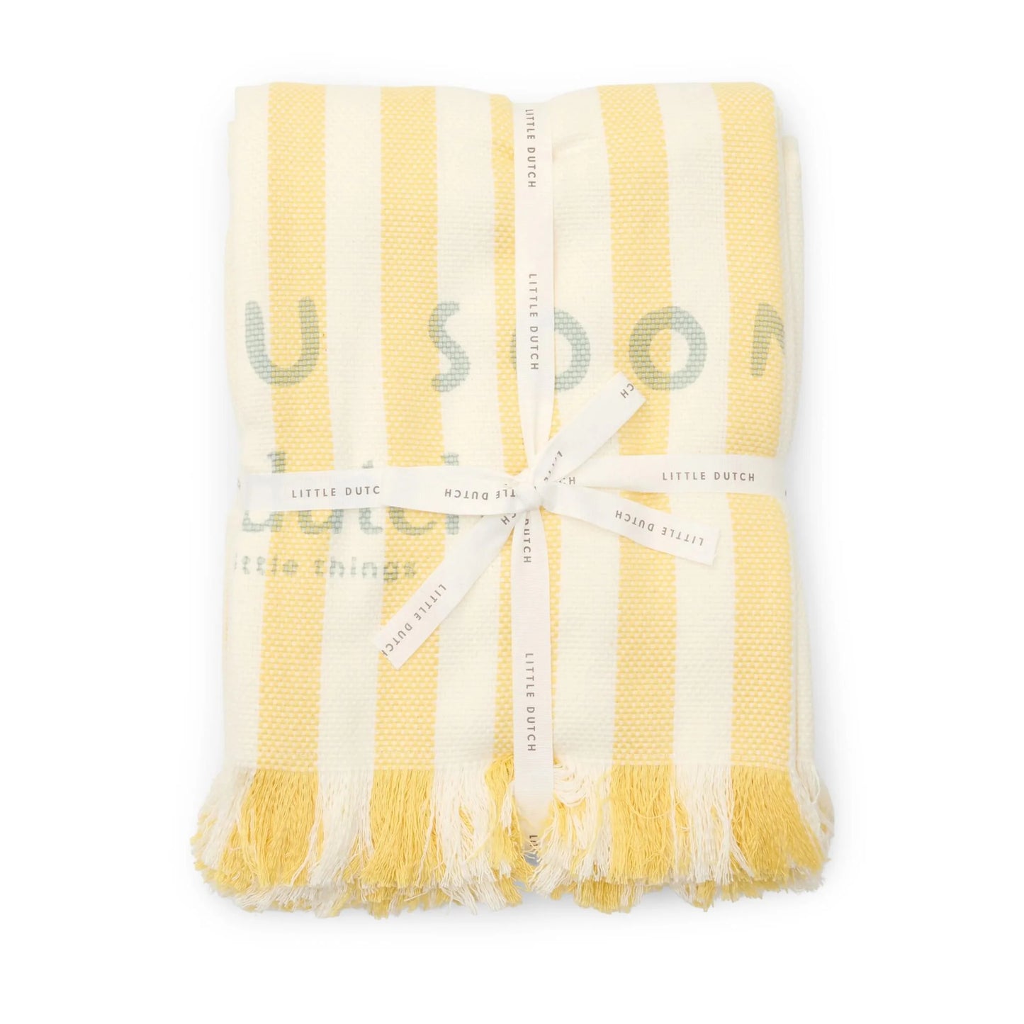 CAPI - Telo mare - Giallo - Righe - Little Dutch