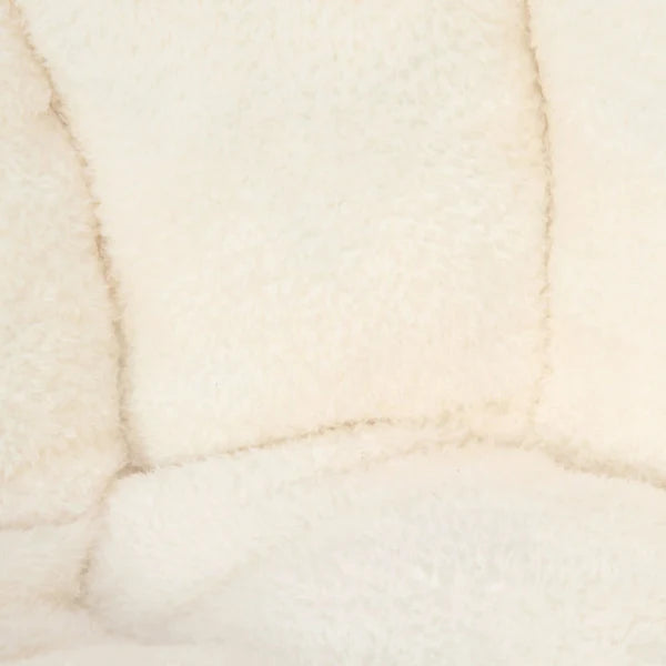 Crica - Poltrona per bambini teddy bianca- Little Dutch