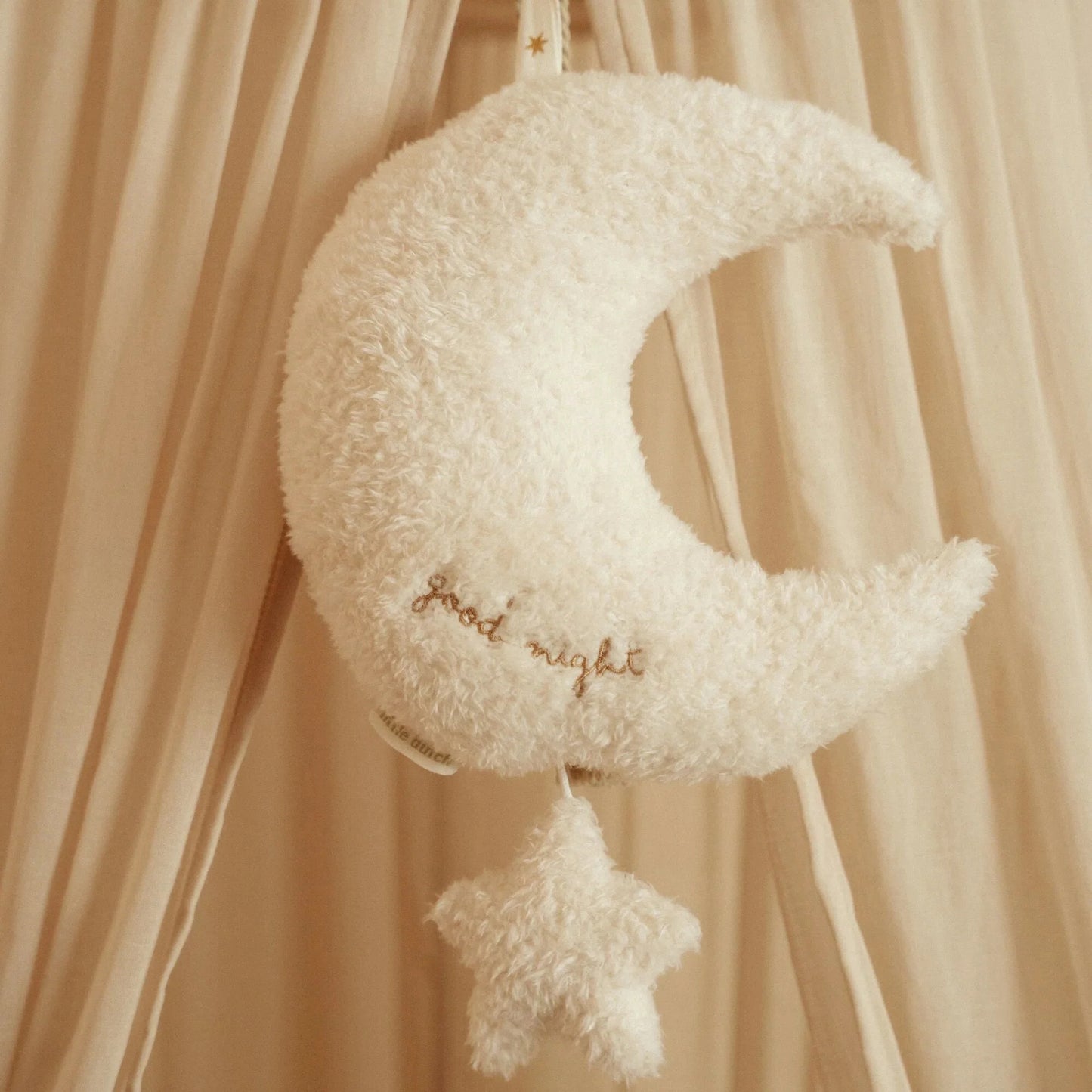 Delo - Carillon Luna - Bianco - Newborn Naturals