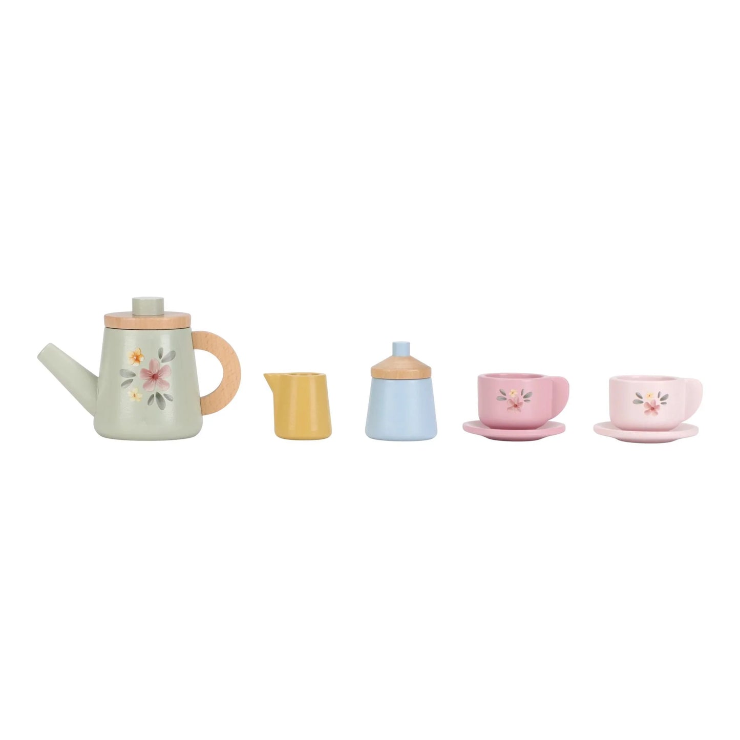 Tea Set - Wooden tea service set 2