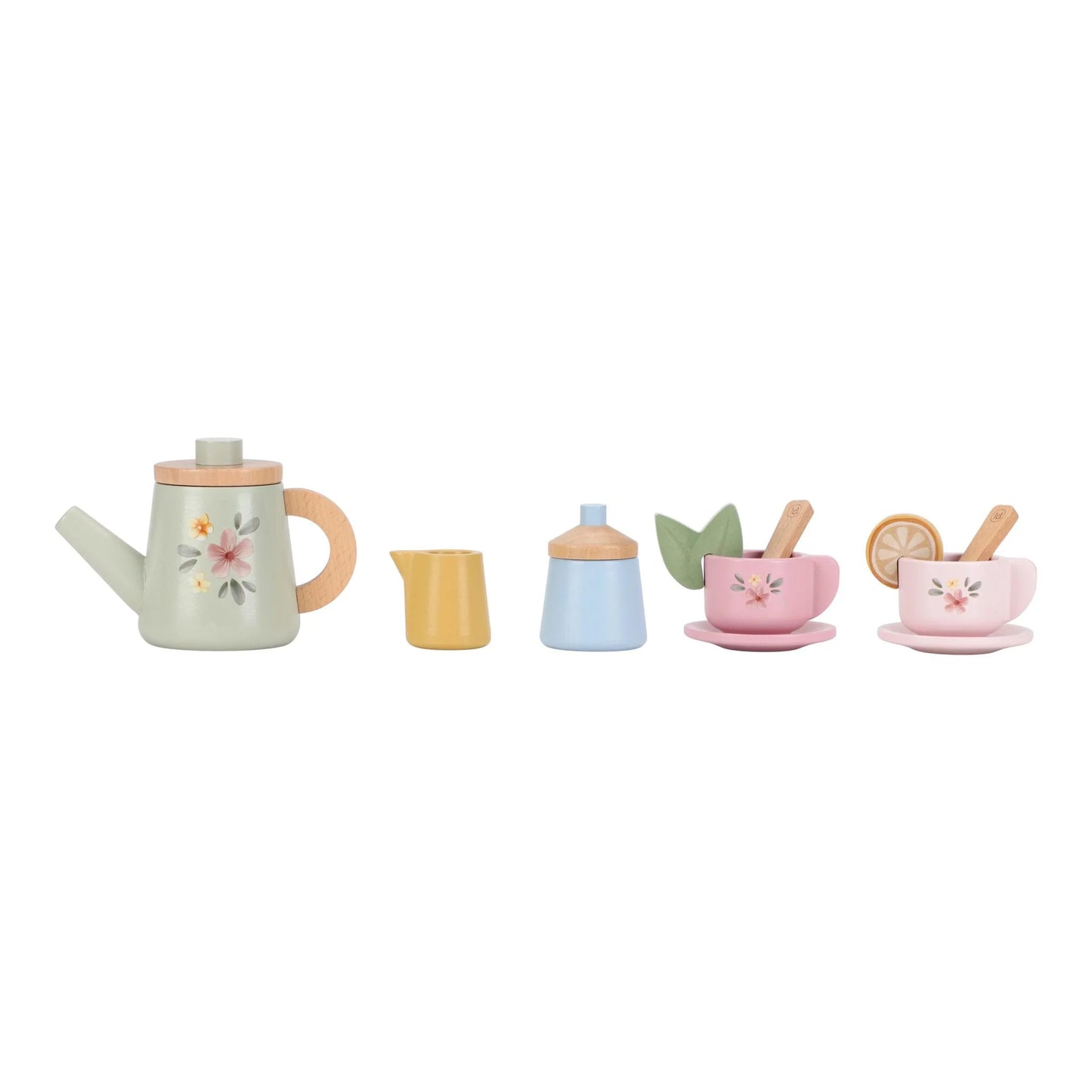 Tea Set - Wooden tea service set 2