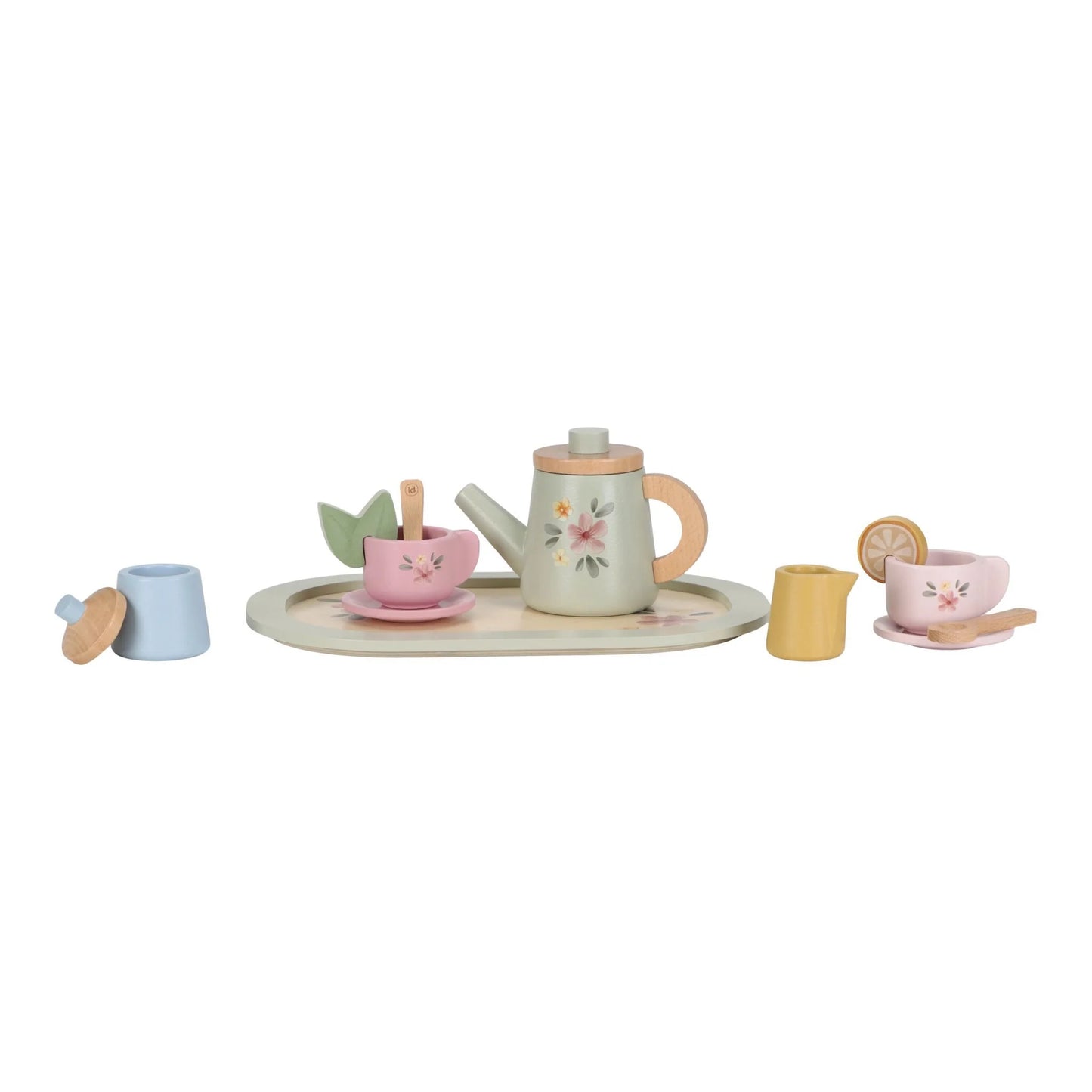 Tea Set - Wooden tea service set 2
