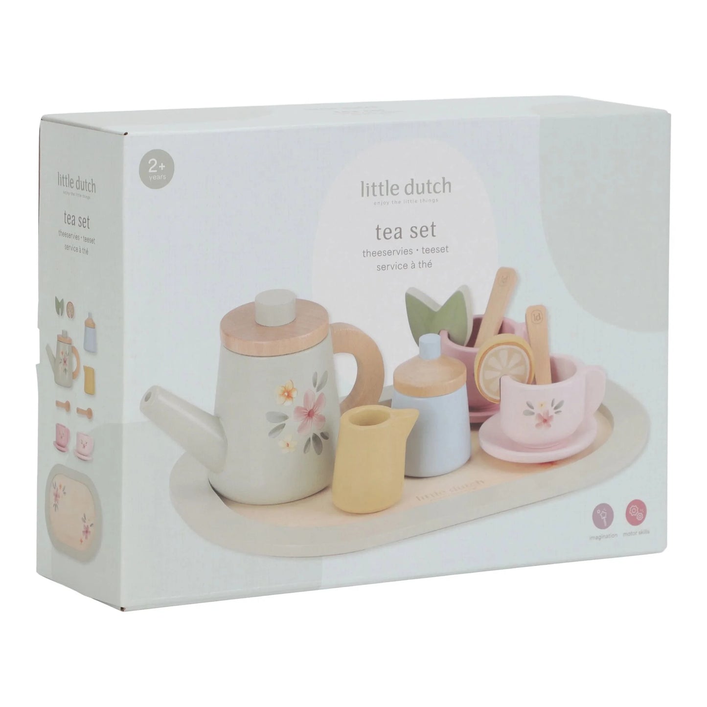 Tea Set - Wooden tea service set 2
