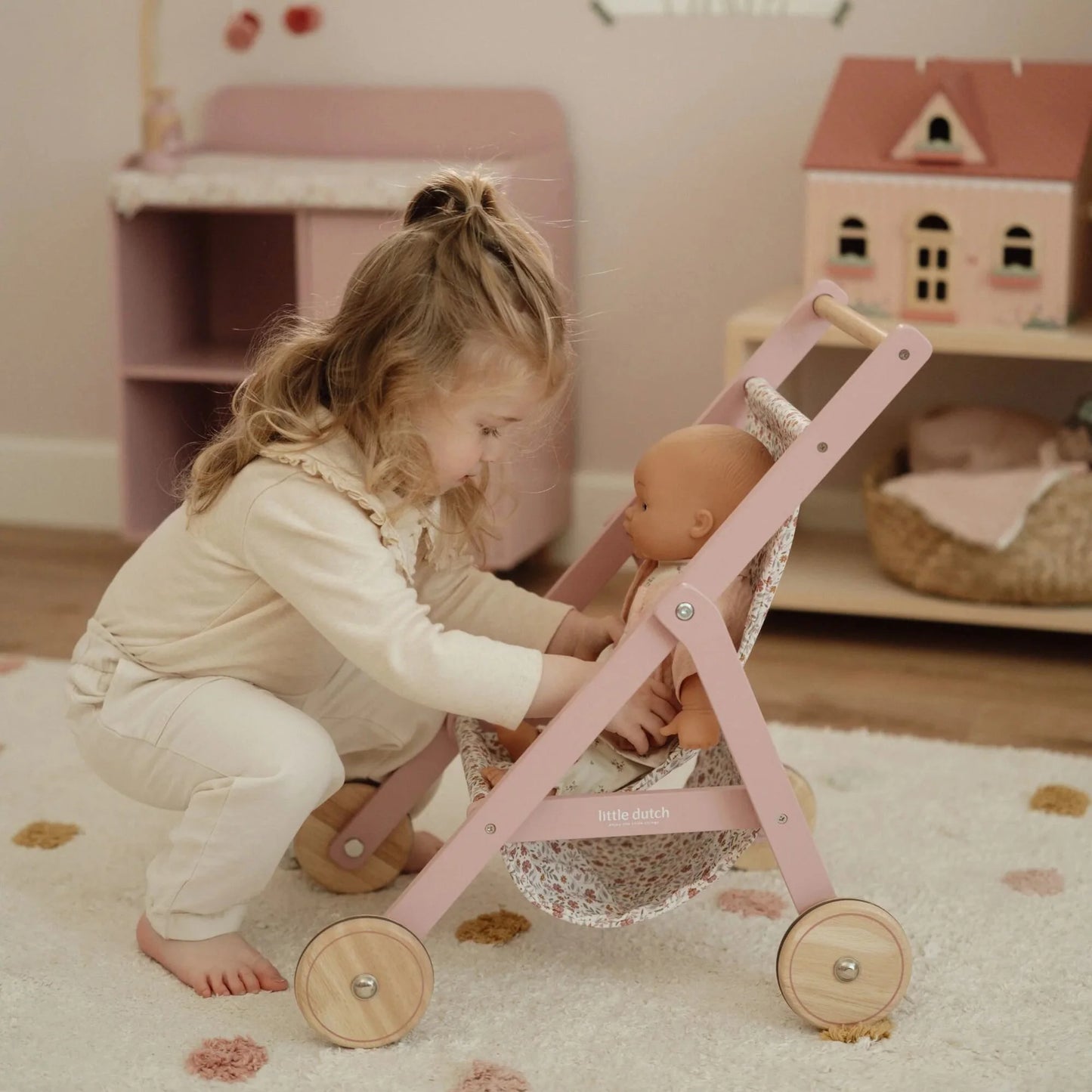 Doll stroller FSC - passeggino per le bambole