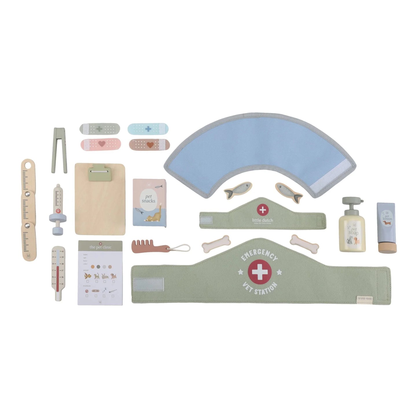GG - Studio veterinario in legno – Verde – Essentials- Little Dutch