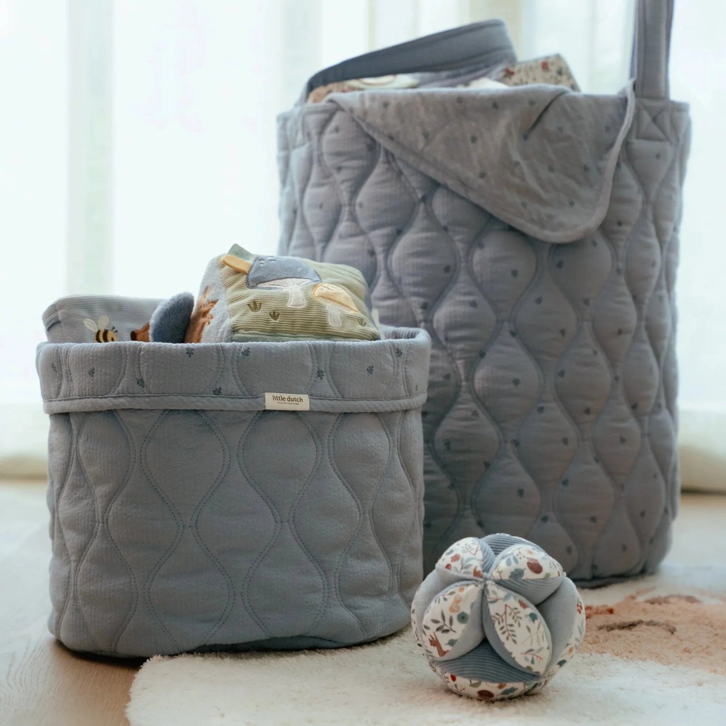 Little Dutch Cesto porta oggetti medio - Blu - Essentials