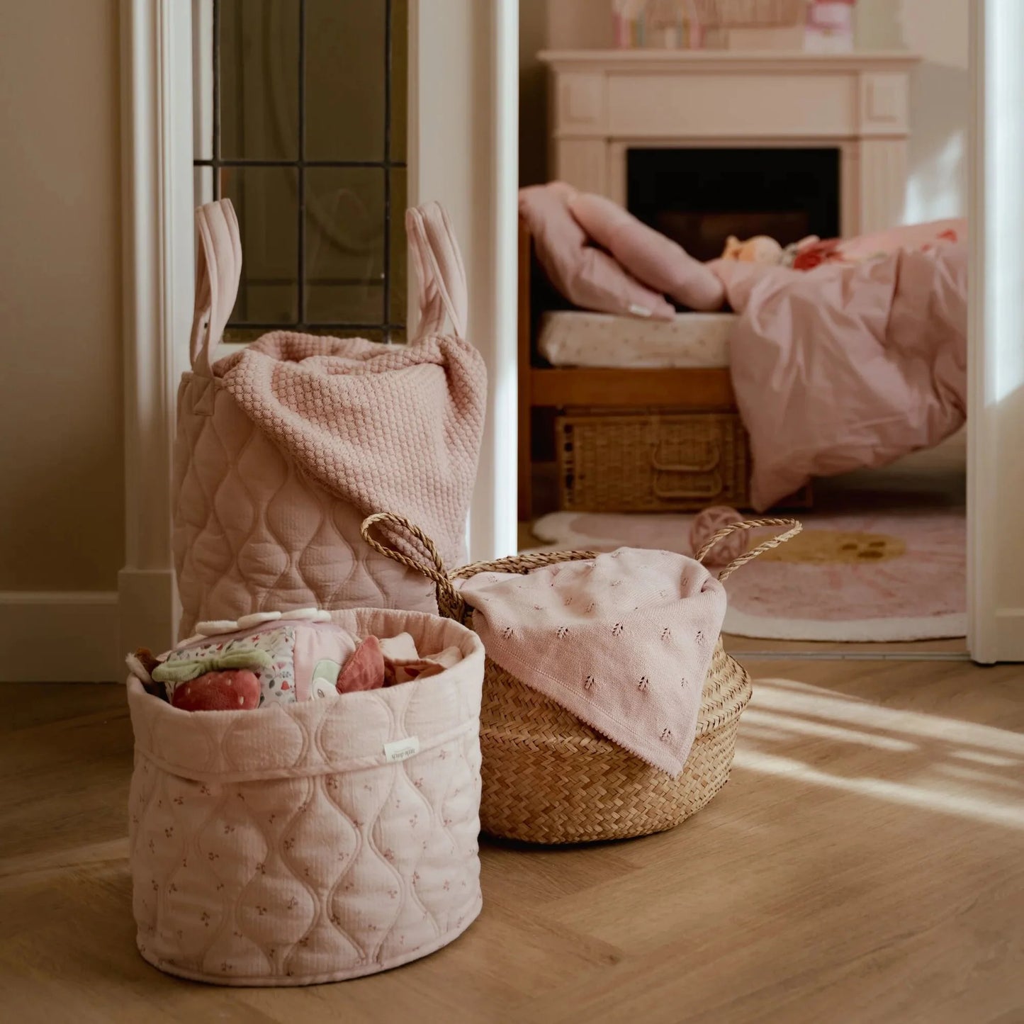 Little Dutch Cesto porta oggetti medio - Rosa - Essentials