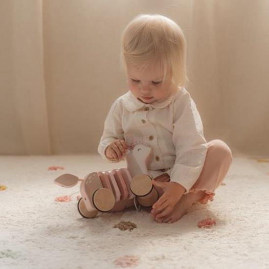 Mimu - Little Dutch-Cervo in legno da tirare - Fairy Garden