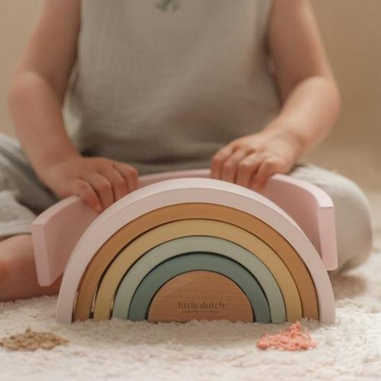 Rainbow - arcobaleno legno FAIRY GARDEN