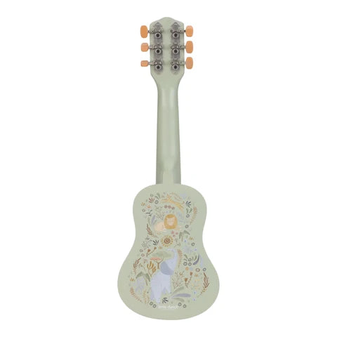 Chitarra in legno -Verde - Safari Friends