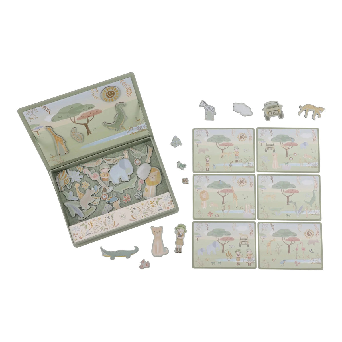 Magnetic Playboard - Little dutch Safari