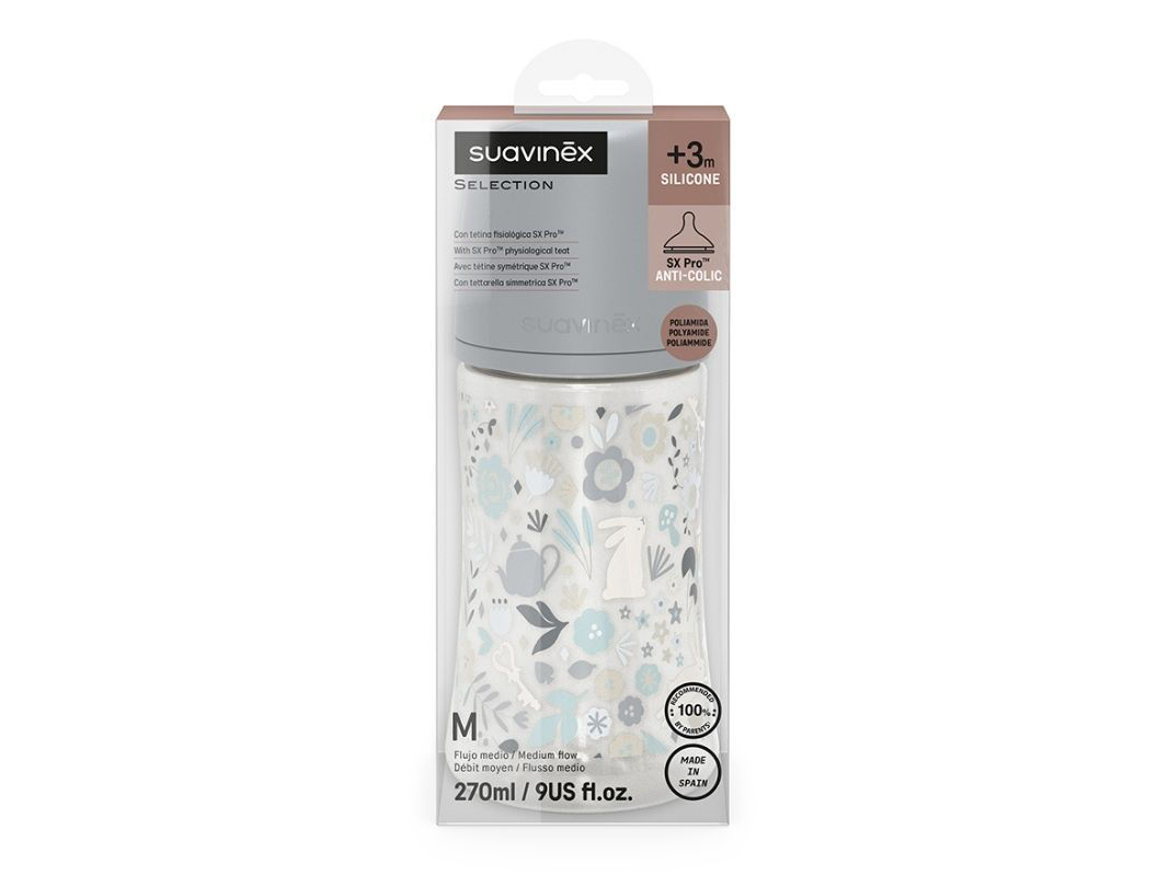 Suavinex biberon Wonder flusso medio 270 ml