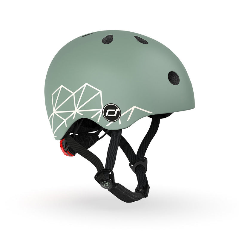 Helmet casco linee verdi tg XXS-S- 45-51 cm