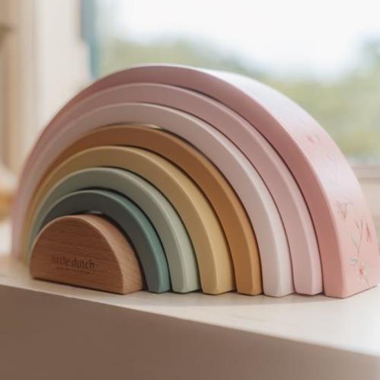 Rainbow - arcobaleno legno FAIRY GARDEN