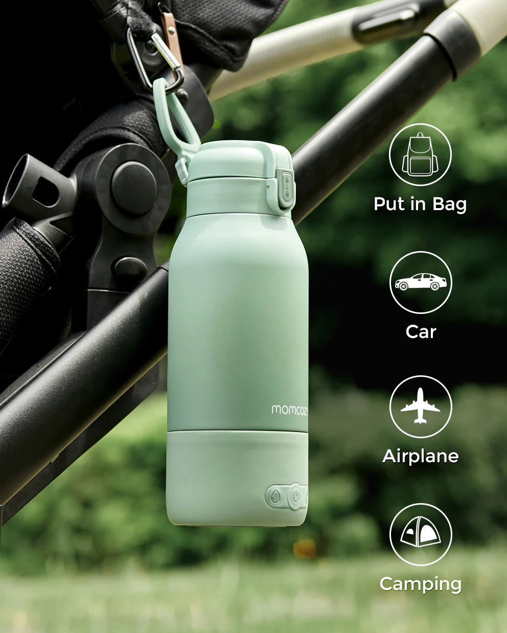 Lobu-Scaldalatte e acqua portatile superveloce per i viaggi