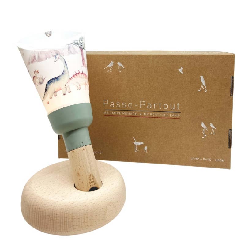 MIHEL-Set di lampade Dinosauria Nomad «Passe-Partout»: Verde salvia