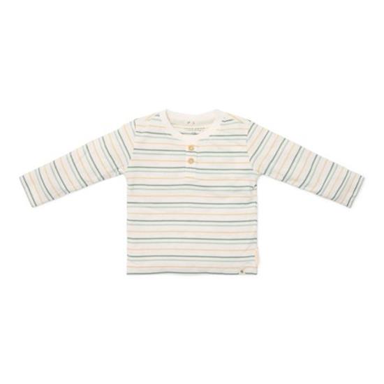 T-shirt maniche lunghe multi stripe - Little Dutch