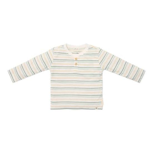 T-shirt maniche lunghe multi stripe - Little Dutch