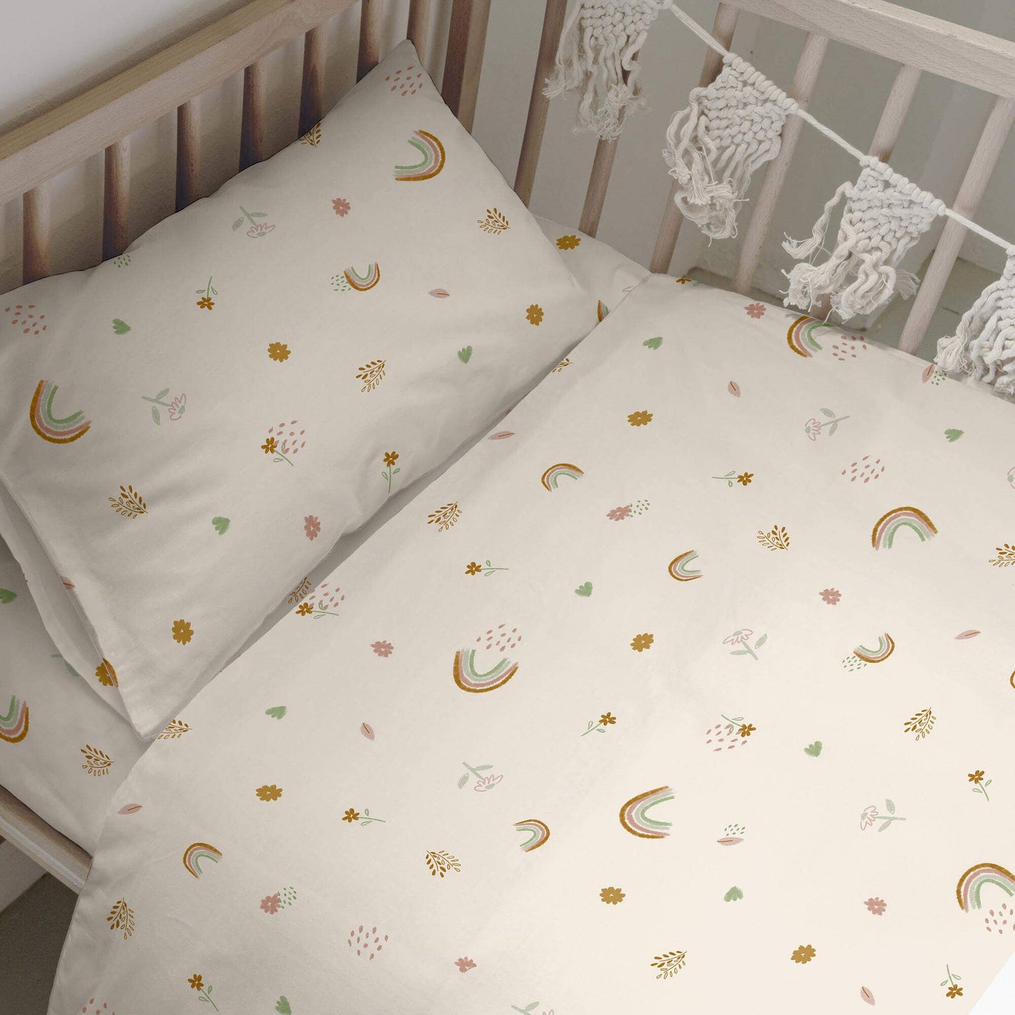Gioco nordico Iris: Multicolore / 100% cotone / 155 x 220 cm