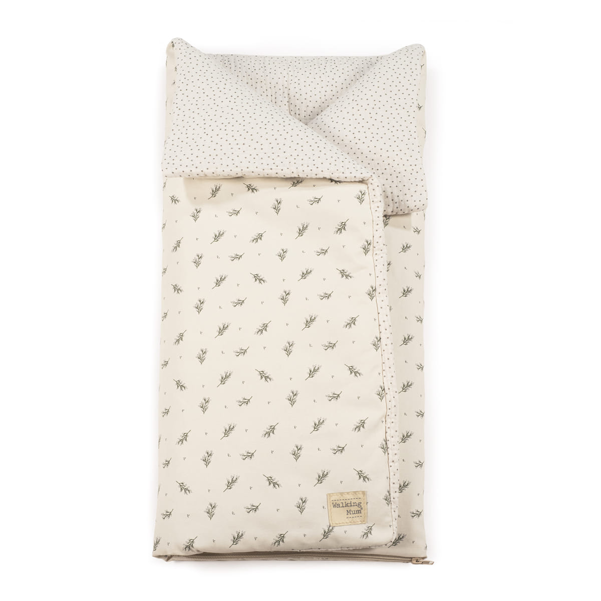 SACCO NANNA/COPERTA MIMOSA GREEN - Walking mum