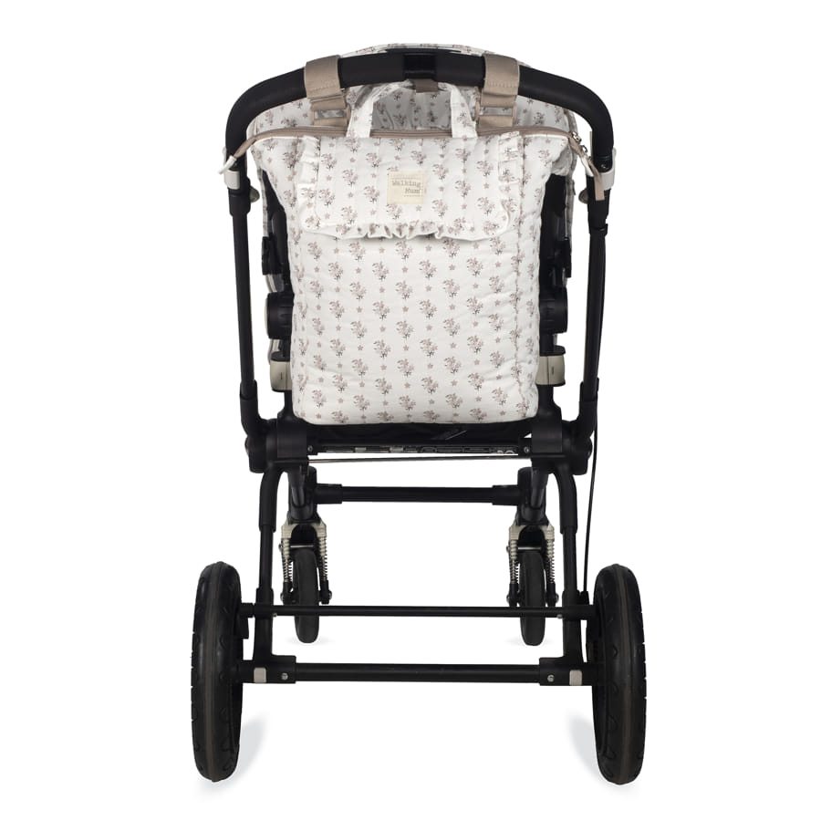 Zaino con fondo fiori - Walking mum