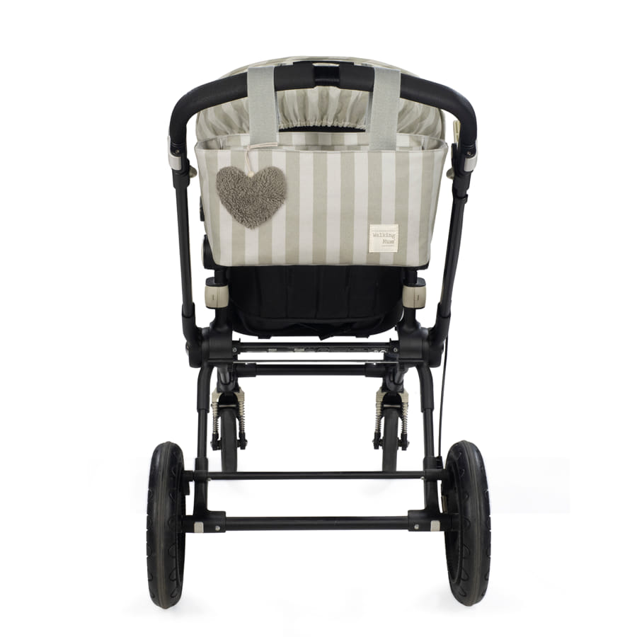 Organizer con cuore peluche Sintra Verde- Walking mum