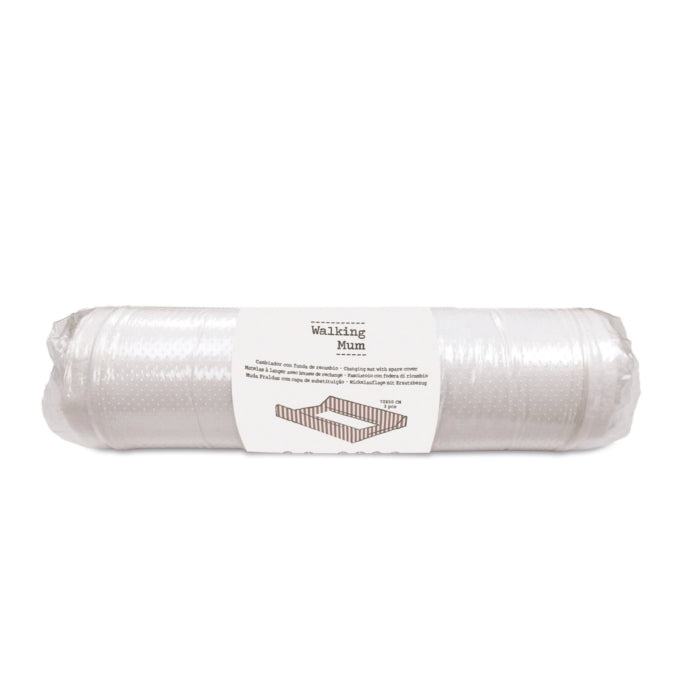 Fasciatoio Home con fodera Pasito a Pasito WM Praliné Strisce Moka 50x70
