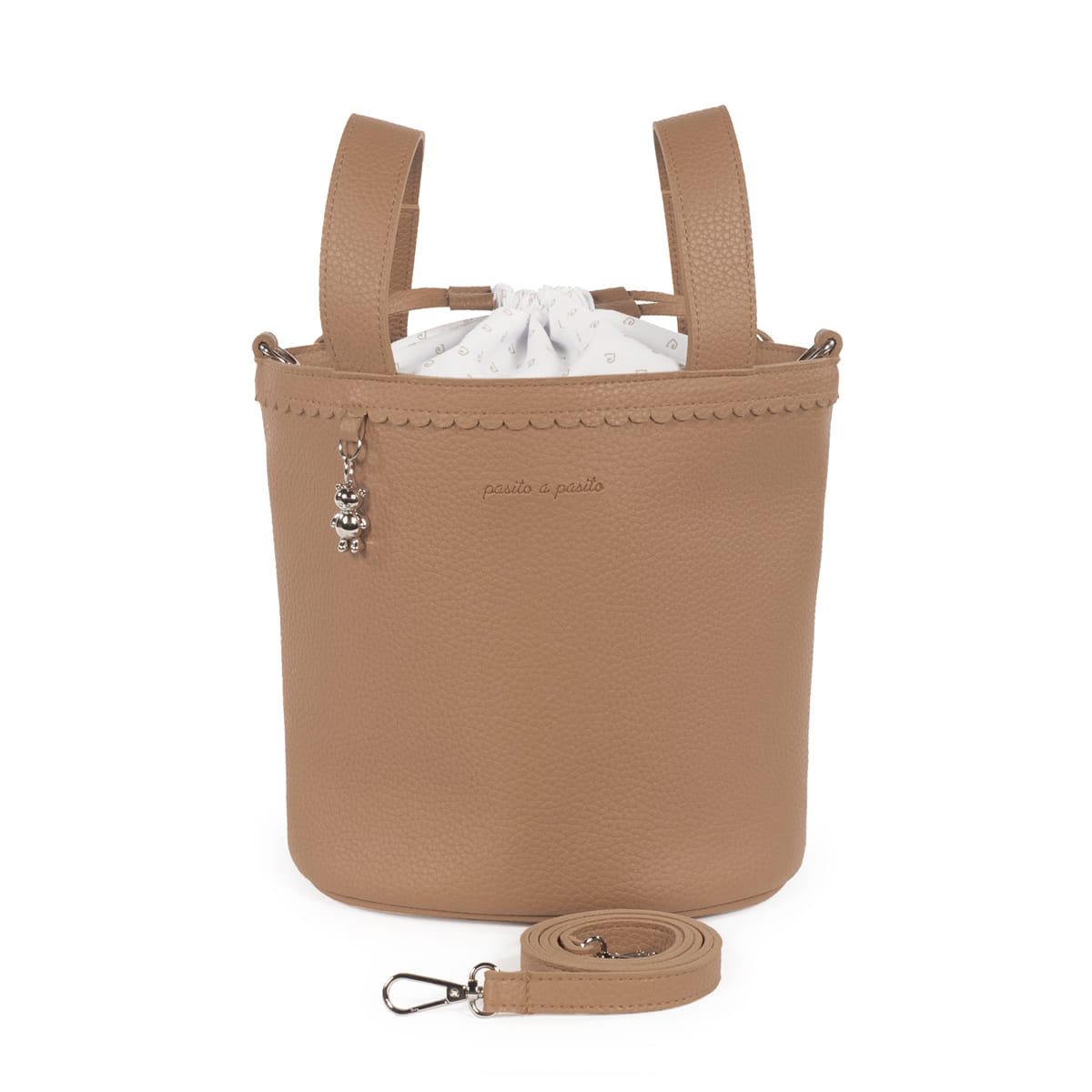 Borsa Bucket Icon Caramel- Pasito a pasito