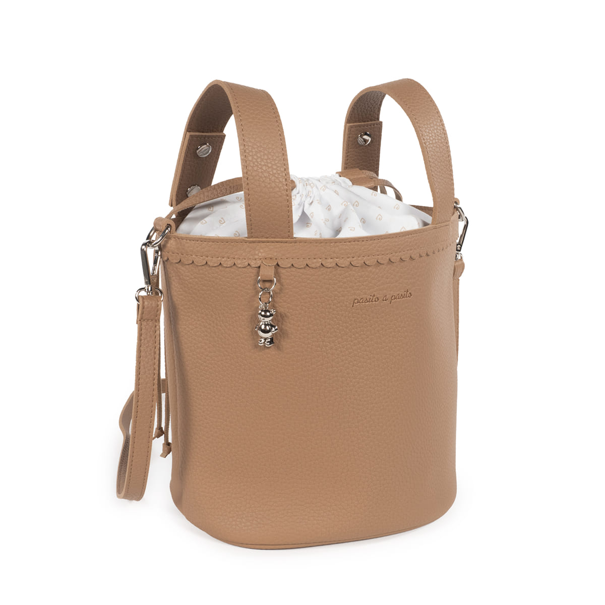 Borsa Bucket Icon Caramel- Pasito a pasito