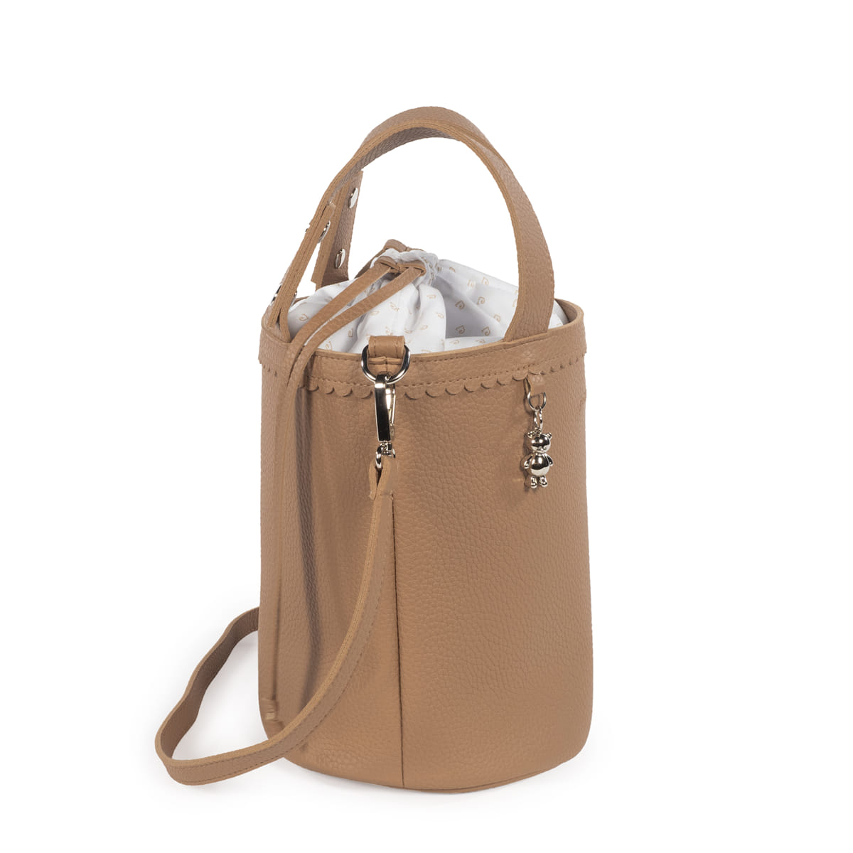 Borsa Bucket Icon Caramel- Pasito a pasito