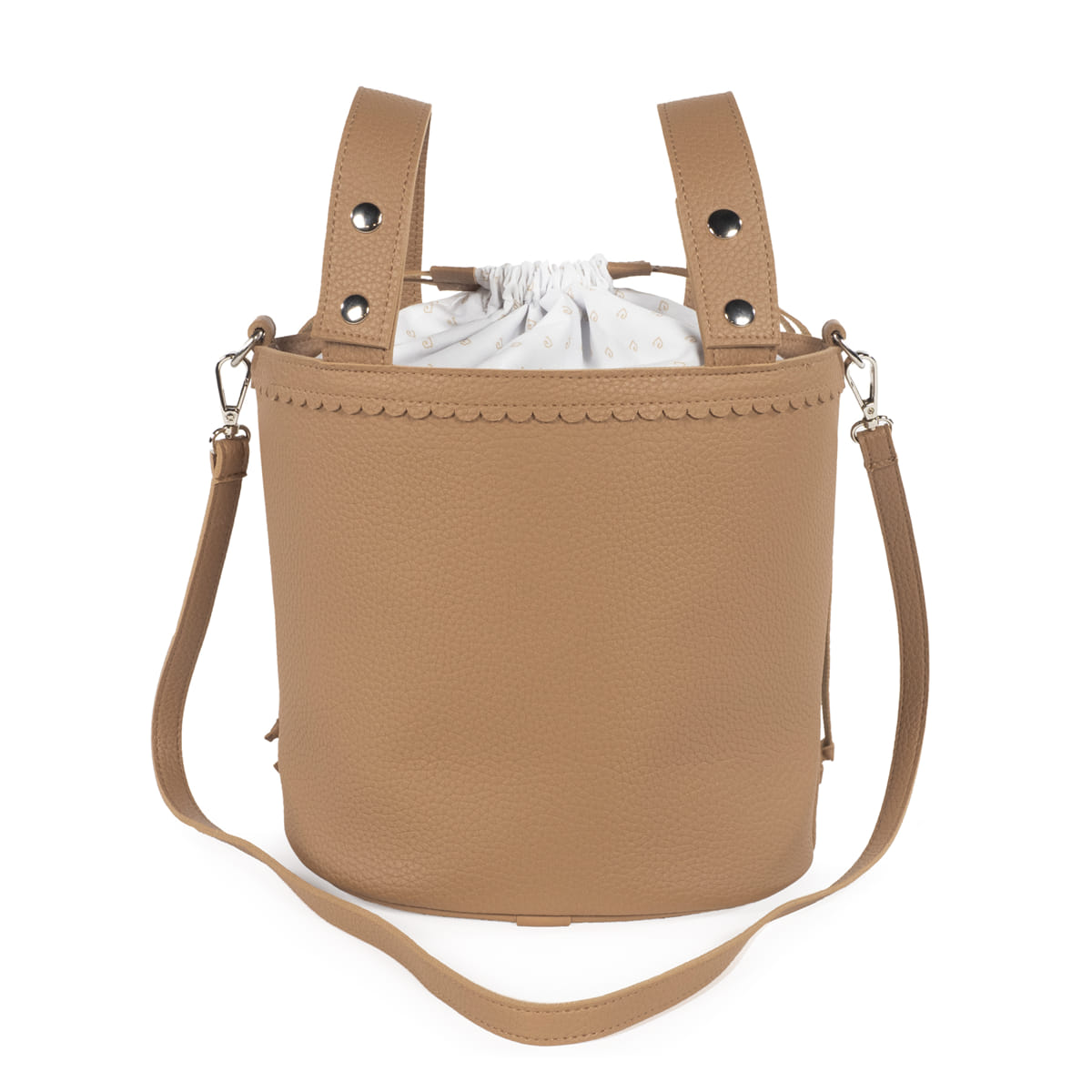 Borsa Bucket Icon Caramel- Pasito a pasito