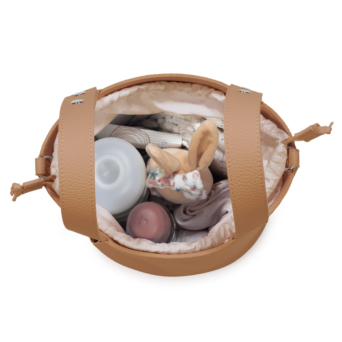 Borsa Bucket Icon Caramel- Pasito a pasito