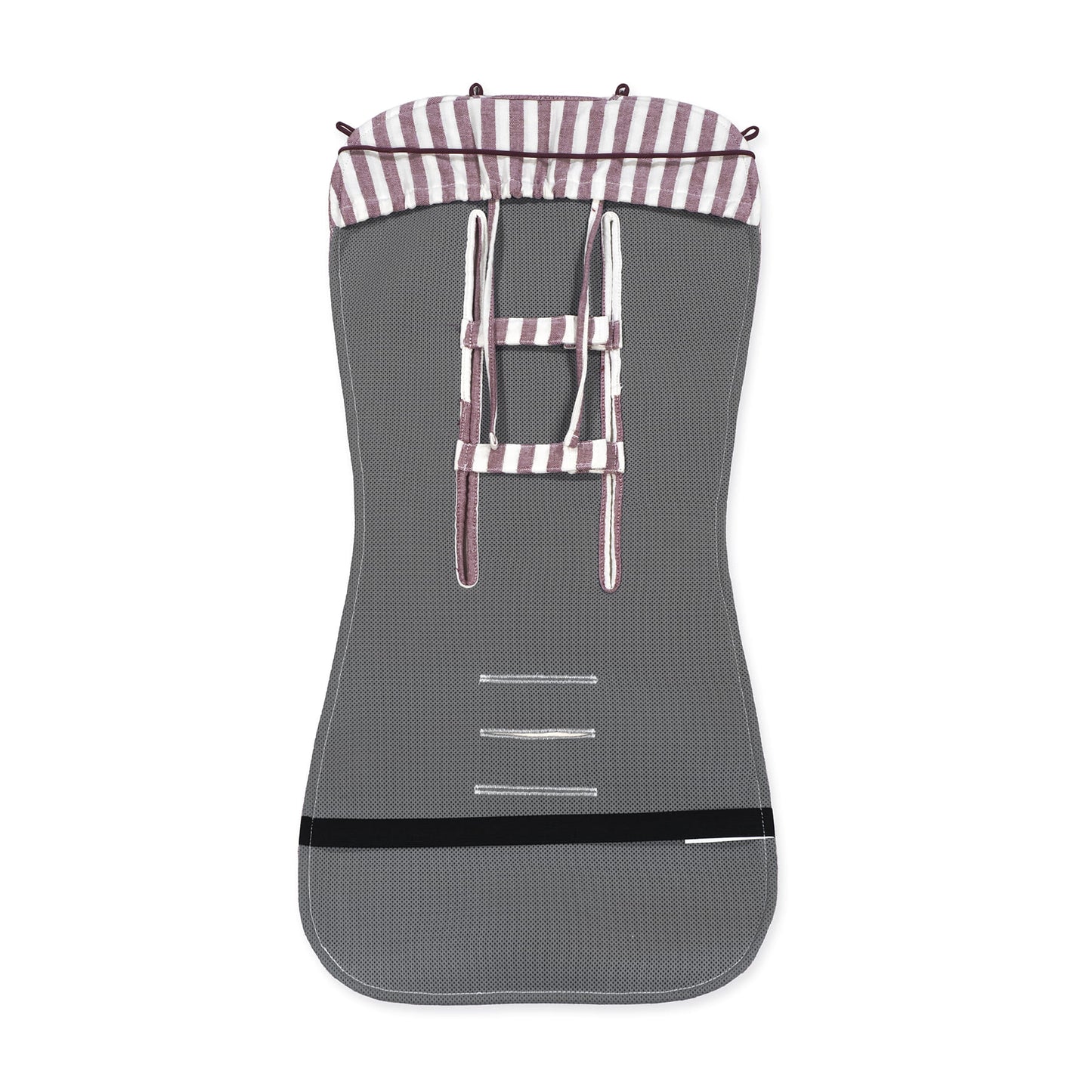 Walking Mum Materassino Cherry Strisce moda, colorful striped fabric with soft padding, ideal for stylish comfort and everyday use