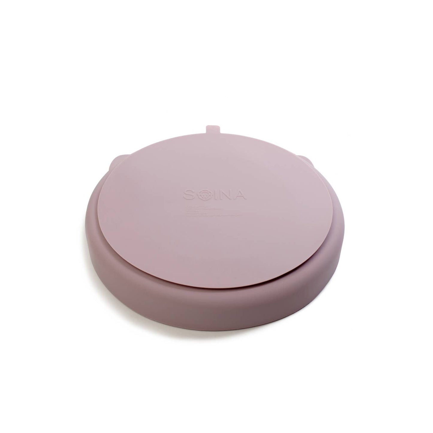 Piatto in silicone con scomparti (Lilla)