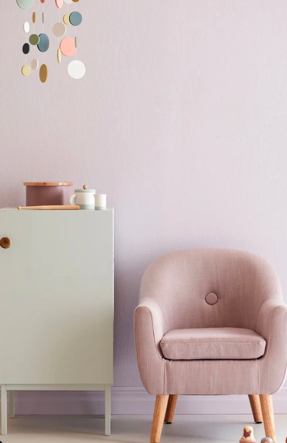 Poltrona per bambini Rosa lille