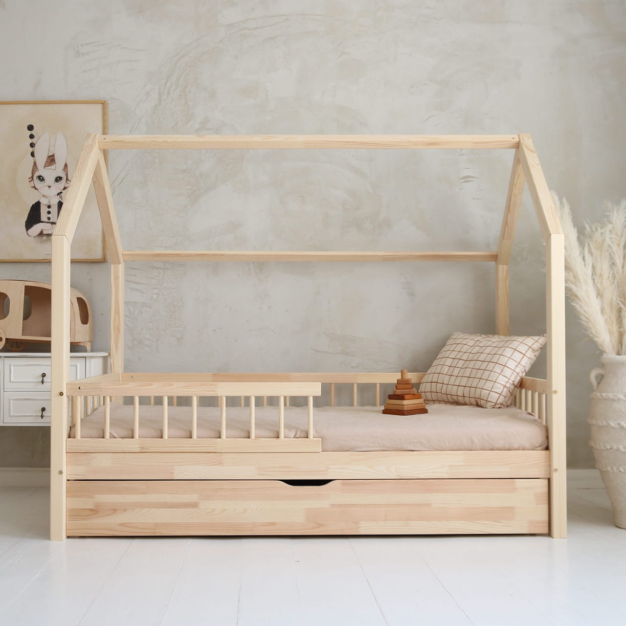 Letto a Capanna Bello Plus (versione con cassetto)