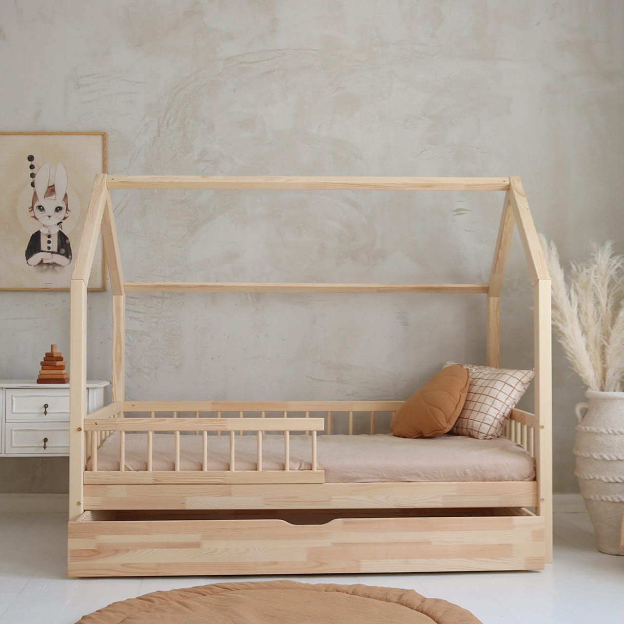 Letto a Capanna Bello Plus (versione con cassetto)