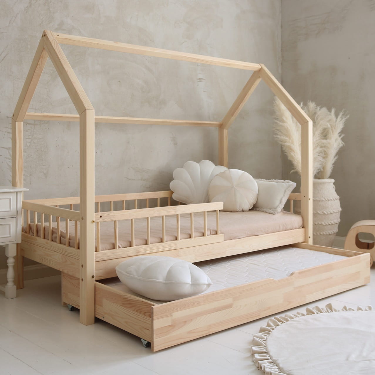 Letto a Capanna Bello Plus (versione con cassetto)