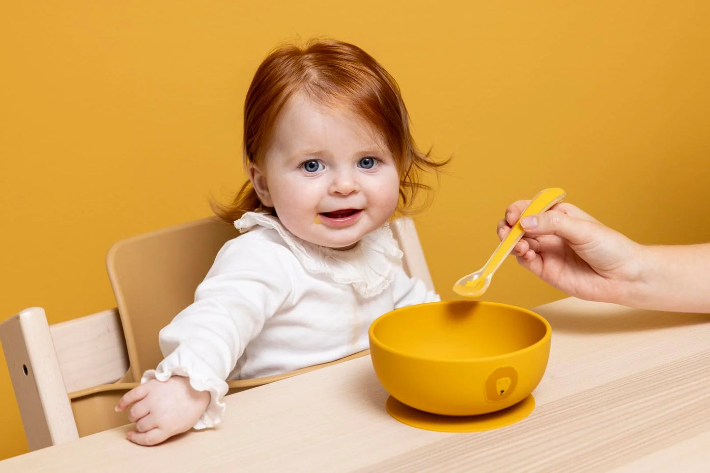 Set di 3 cucchiai per l'alimentazione - Mr. Lion